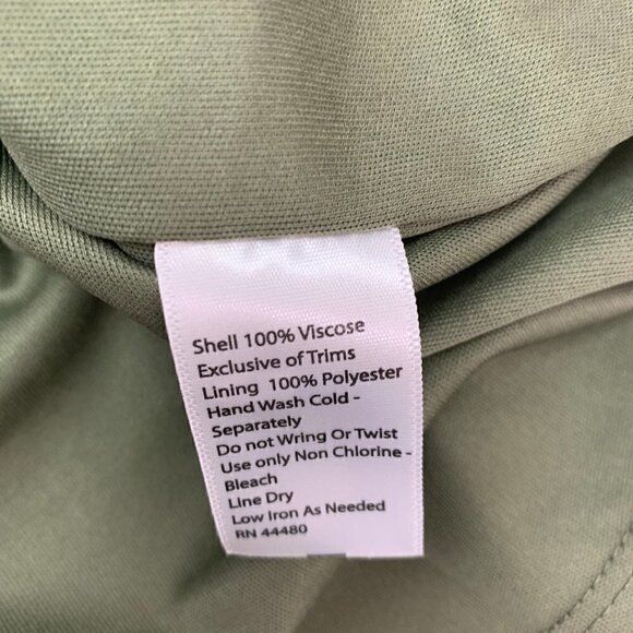 Wonderly Summer Dress Size XS Dessert Dreamer Embroidered Green Adjustable Strap - Picture 6 of 8